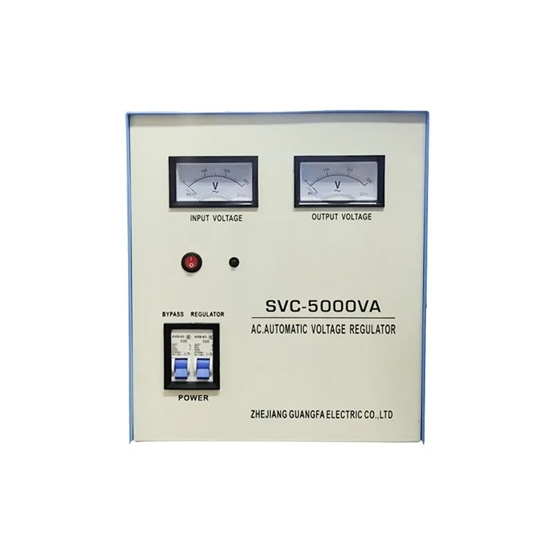 Guangfa single-phase voltage regulator 5KW fully automatic 220V AC high-precision voltage regulator power supply 110V