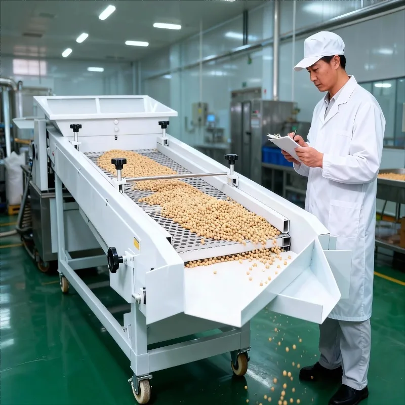 Stainless Steel Vibrating Sieve Screen Machine Industrial Round Vibratory Separator for Powder Flour Grain Particle Sifting OME