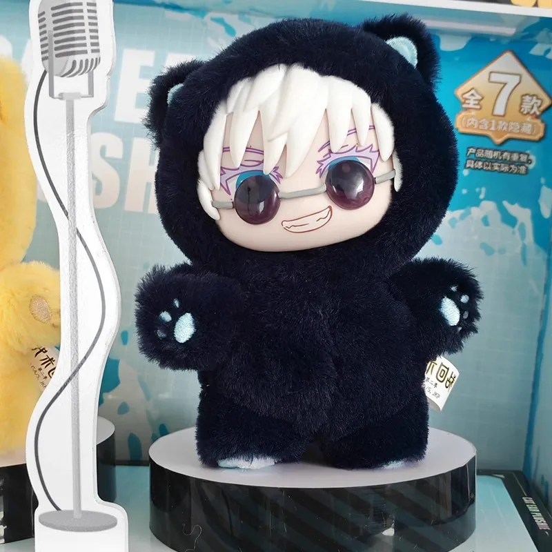 2025 Anime Original Jujutsu Kaisen 2 Katze Ohr Plushie Goio Satoru EAK Serie Blind Box Figur Mystery Box Figur Display Sammlung
