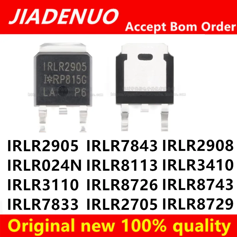 (10pcs)100% New IRLR2905 IRLR024N IRLR3110 IRLR7833 IRLR7843 IRLR8113 IRLR8726 IRLR2705 IRLR2908 IRLR3410 IRLR8743 IRLR8729