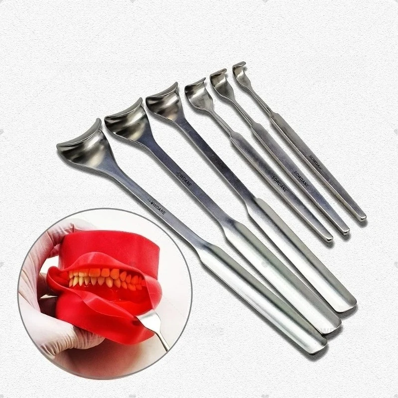 Lab Implant Tool Lip Retractor Cheek Retractor Stainless Steel Autoclavable Mouth Opener Tool