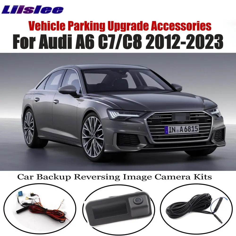 

Оригинальная камера заднего вида для Audi A6 C7/C8 2012-2023 с системой MIB, подключаемая к заводскому экрану, для отображения изображения при движении задним ходом, аксессуары