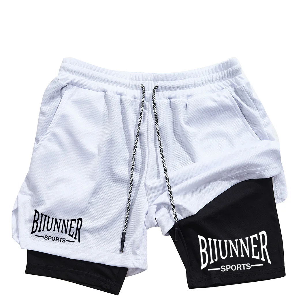 

Running two-in-one double-layer sports shorts fitness training casual shorts quick-drying sportswear for summer running