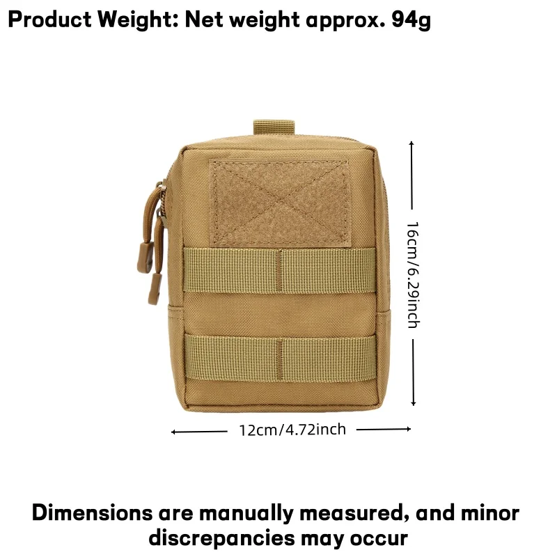 Pouch Molle Small Military Bag Battery Cigarette Case EDC Utility Card Holder Lighter Slot Mini Cigar Waist Pack