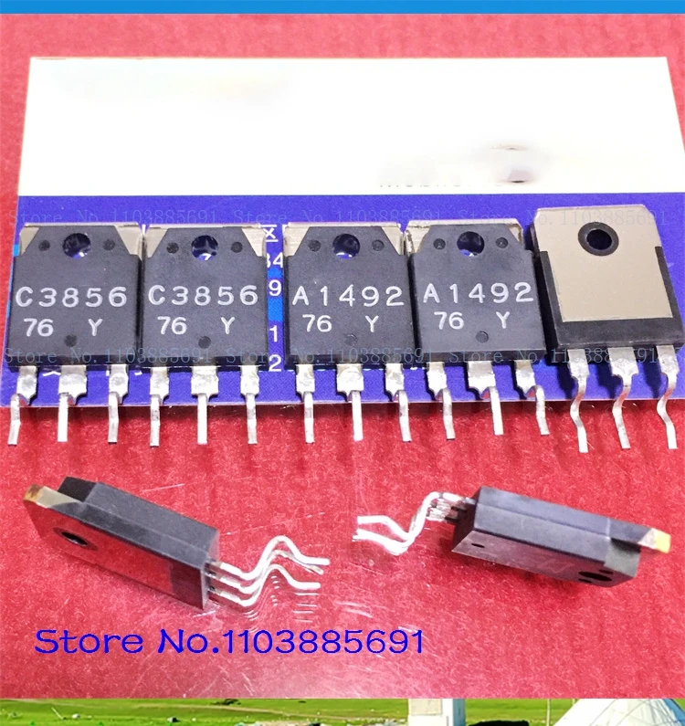 2pcs/lot=a pair 2SA1492 2SC3856 A1492 C3856