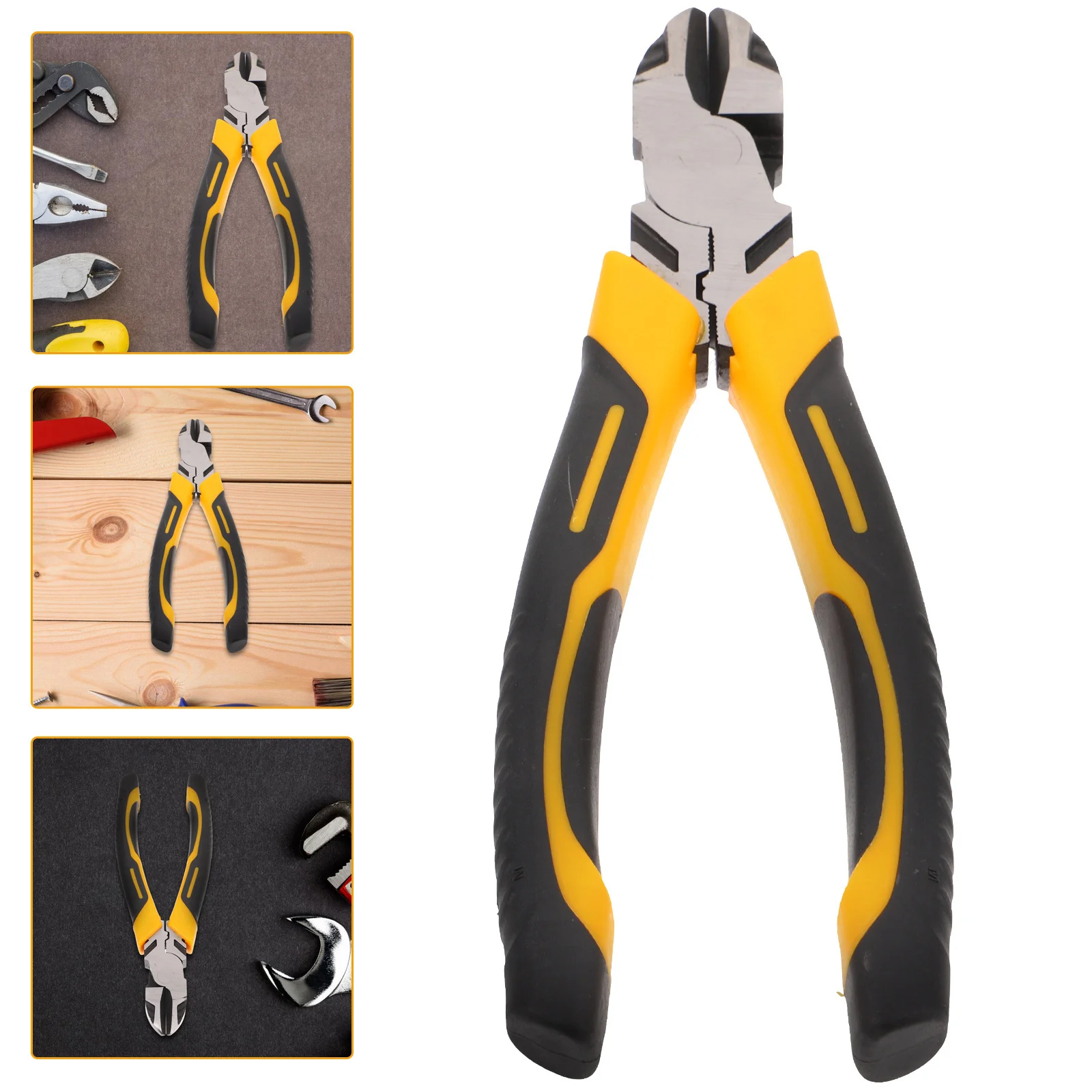 

Diagonal Cutting Pliers High Carbon Steel Wire Cutters PVC Handle Ergonomic Grip for Precise Jewelry Crafting Industrial Tasks