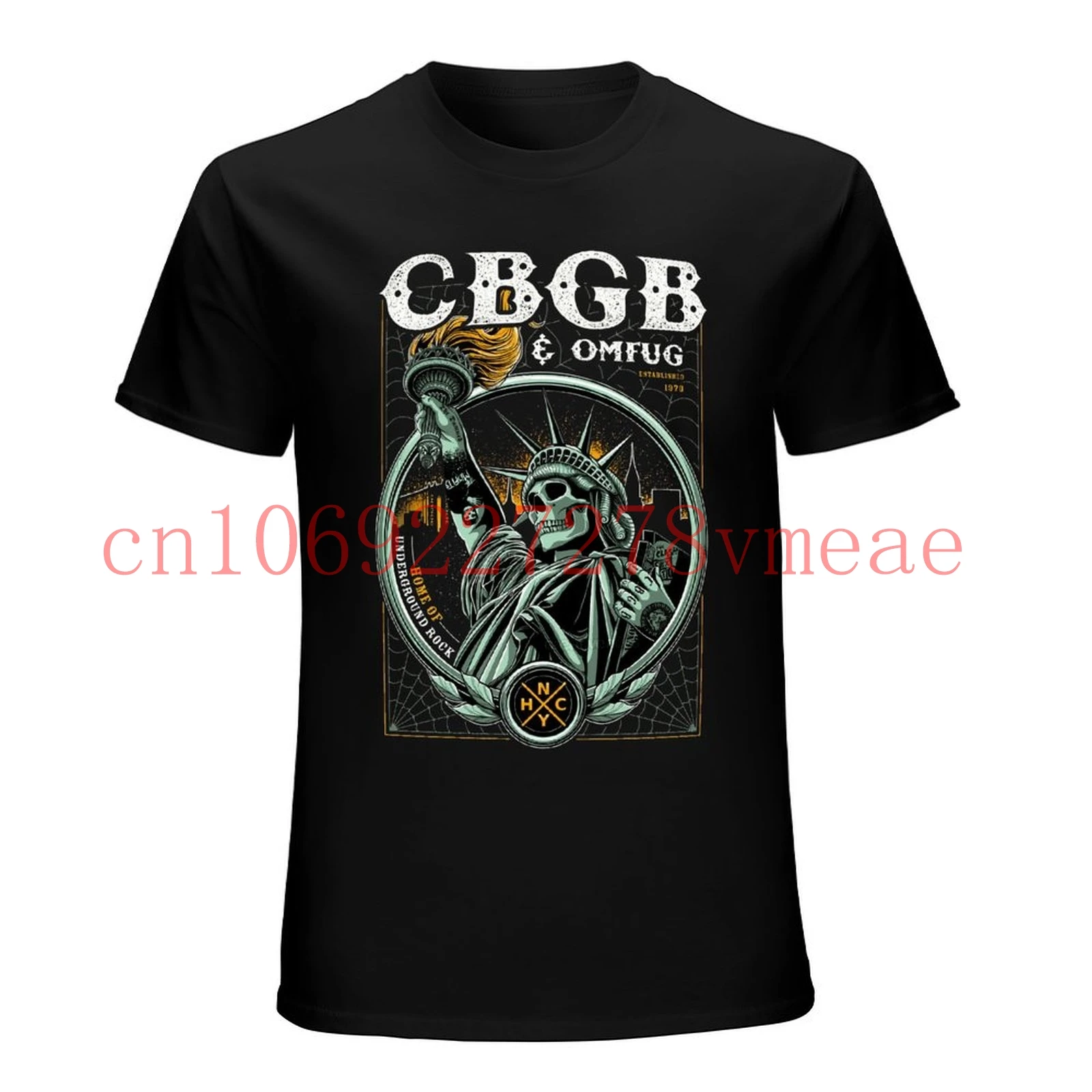 Officially Licensed CBGB - Statue of Underground Rock Women T-Shirt S-4XL Sizes