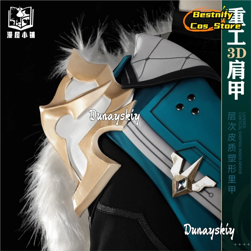 أزياء Be C@Genshin Impact Varka التأثيرية لعبة l أزياء Anaxagoras للرجال أزياء Amphoreus التأثيرية مقاس كبير أحذية موحدة للحفلات #2