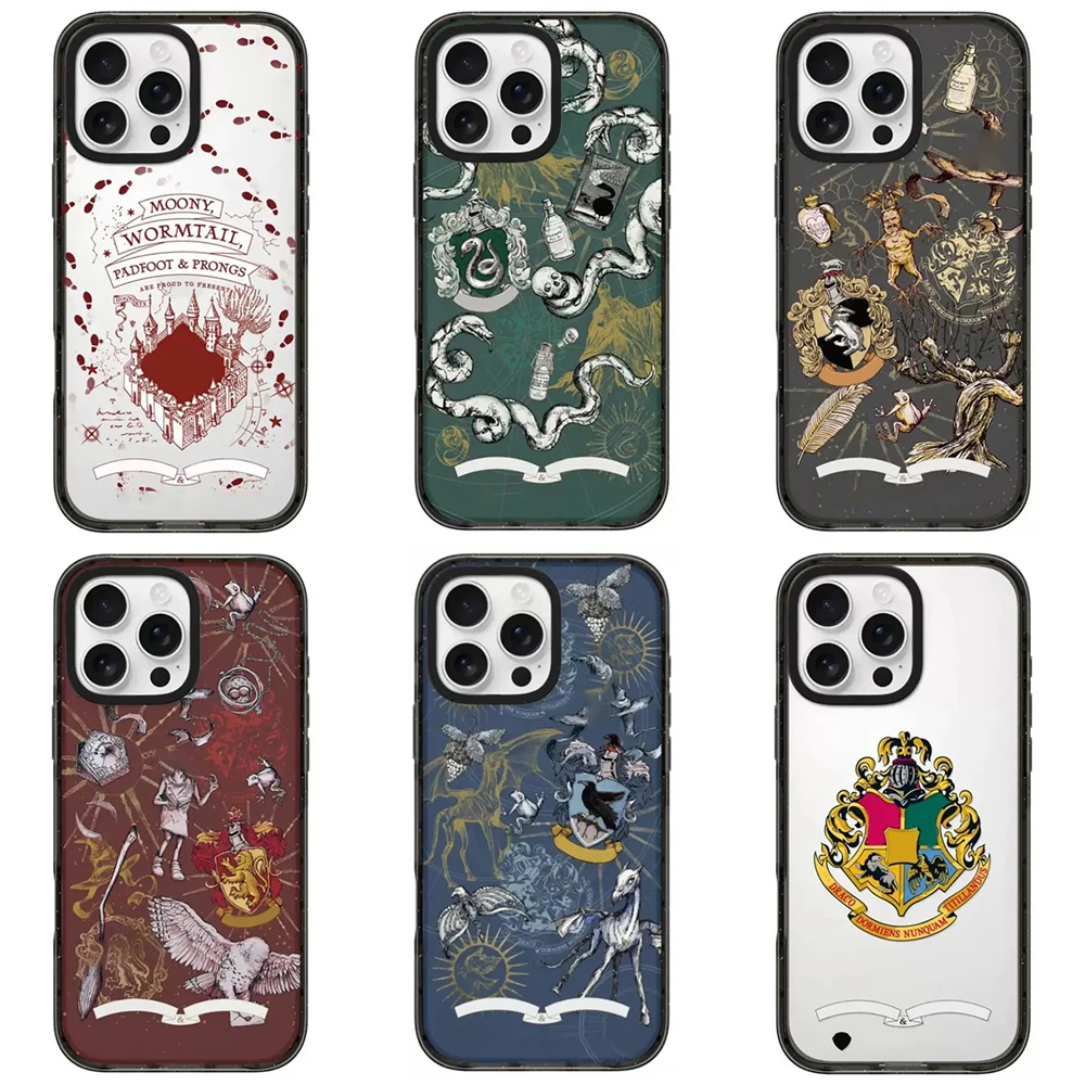 

Magic 2.0 Acrylic Black Border Magnetic Phone Case Cover for IPhone 12 13 14 15 16 Pro Max Case