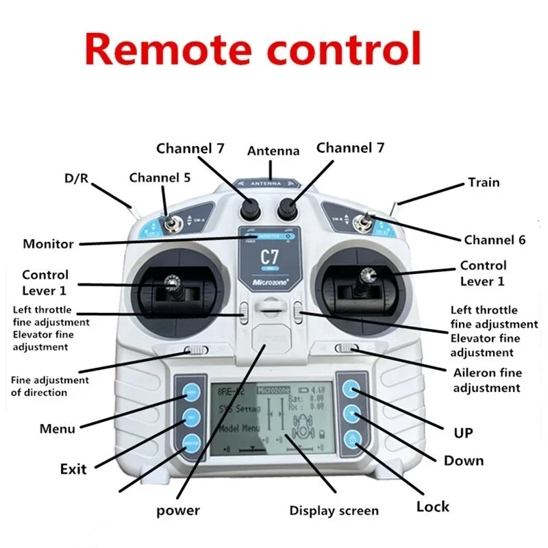 تدعم جزازة العشب للتحكم عن بعد CE EPA المخصصة للتركيب المخصص لمجرفة الثلج وتعديل الارتفاع عن بعد #2