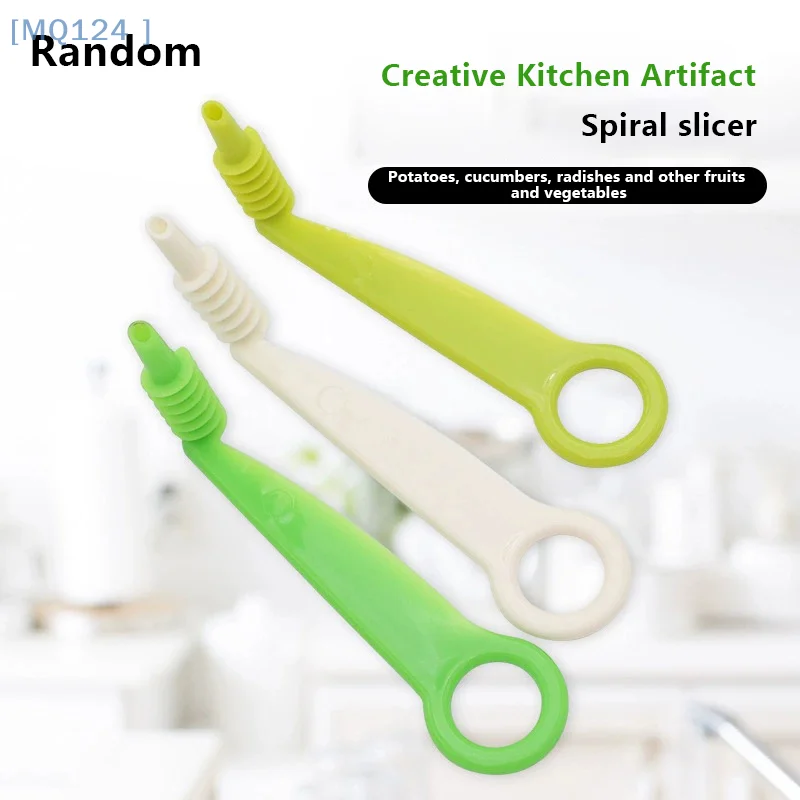

Random Spiralizer Chips Maker Tornado Spiral Screw Chips Potato Cutter Manual Twisted Potato Slicer