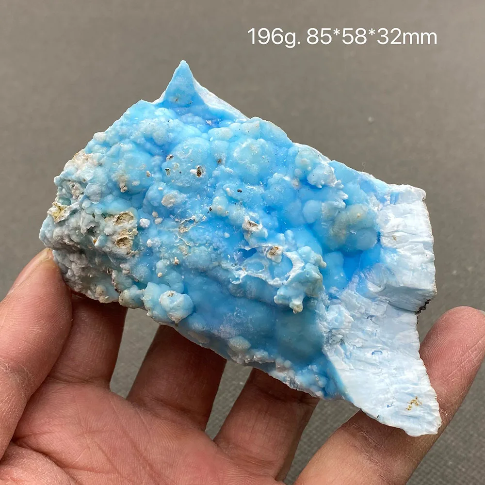 100% natural blue aragonite rough mineral specimen healing crystal gem collection