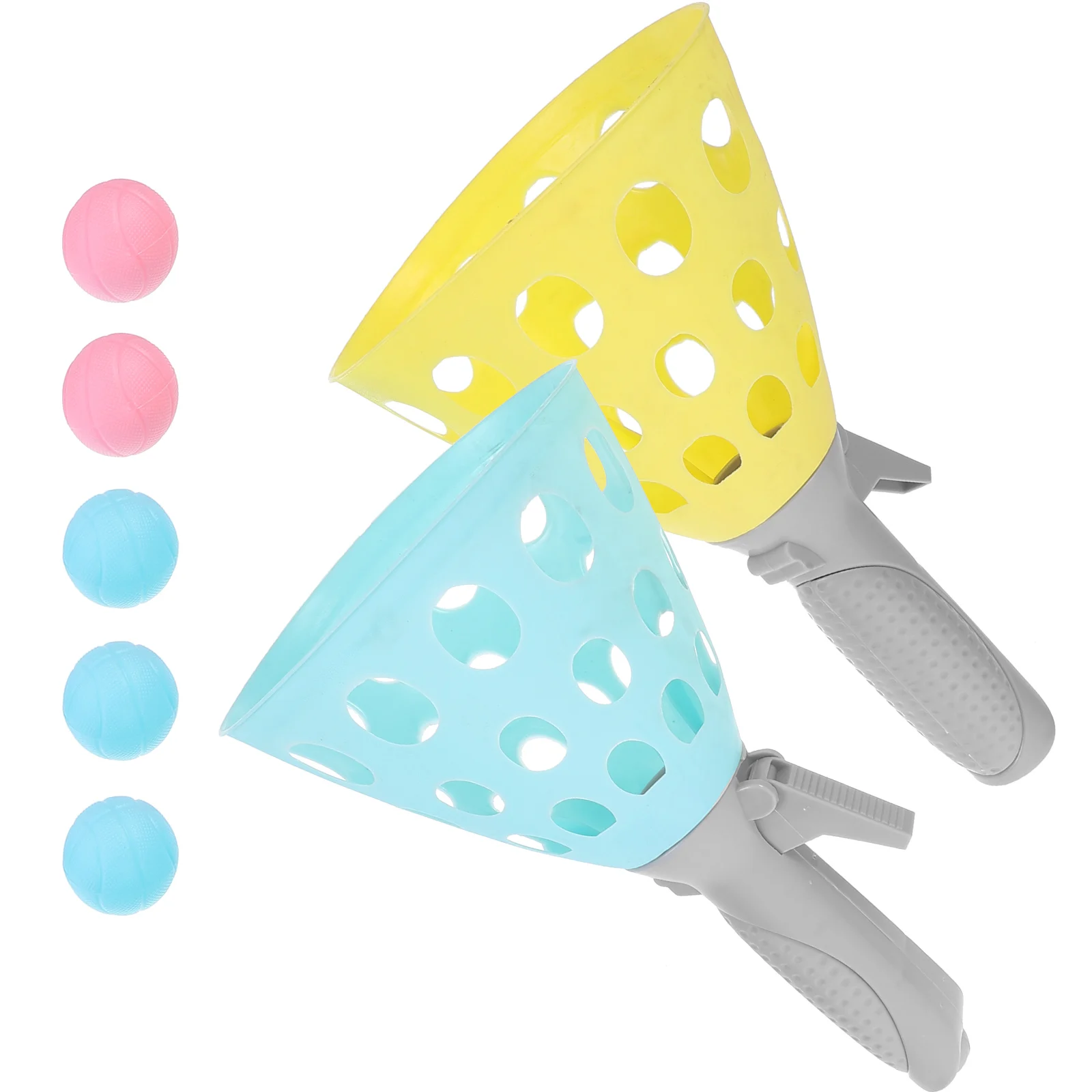 

Elastic Docking Ball 1 Pair 5 Balls Kids Outdoor Toys Toss Play Pink Random Safe Premium Material Hand Eye Coordination Family