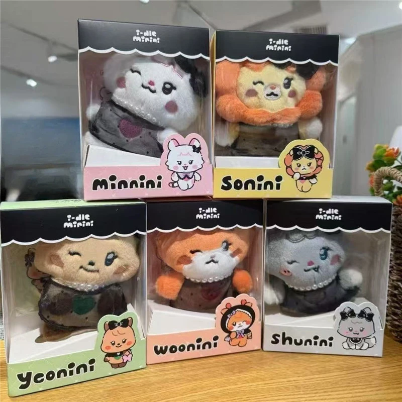 15CM New Kpop Korean Yeonini Minnie Shunini Sonini Woonini Small Plush Figure Display