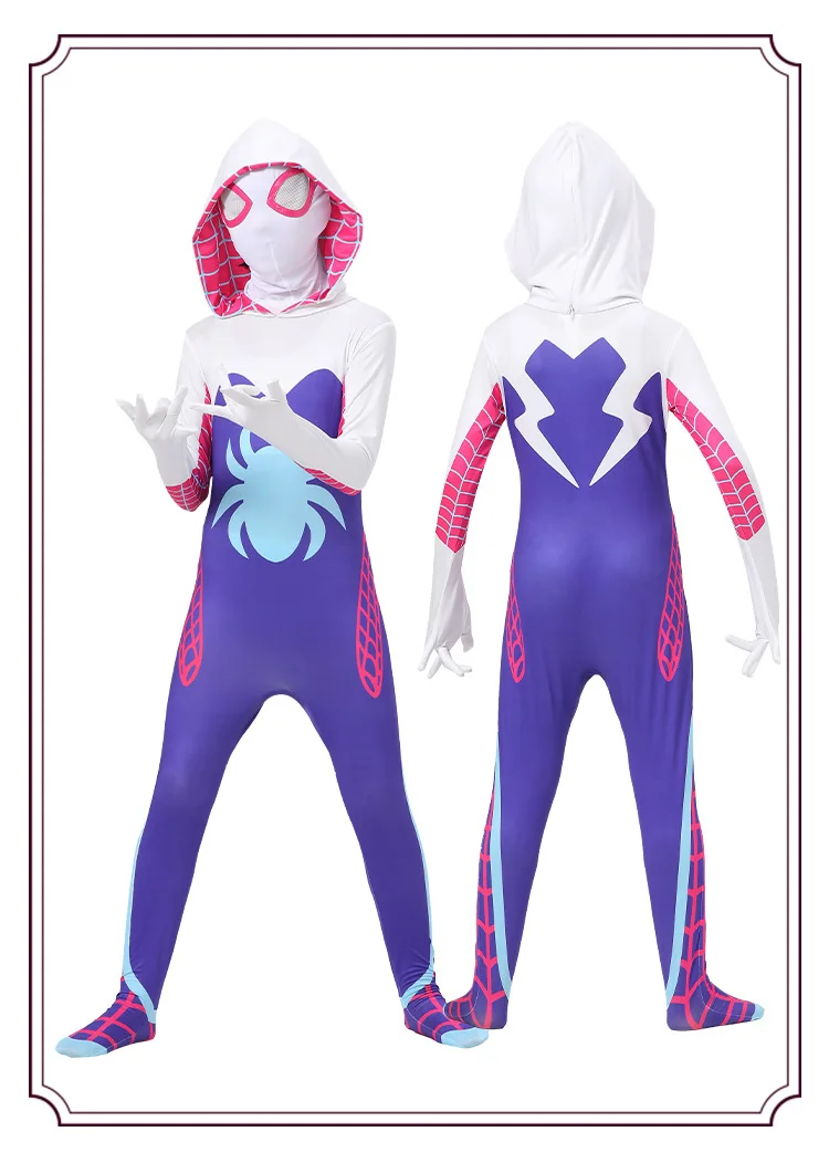 Rubies Disfraz Spider Gwen Classic Para Niñas, Jumpsuit Con Capucha Adjunta, Cubrebotas Y Antifaz Oficial Marvel Spider Man Para Carnaval Halloween Navidad Y Cumpleanos Rubies Disfraz Spider Gwen Classic Para Niñas, Jumpsuit Con Capucha Adjunta, Cubrebotas Y Antifaz Oficial Marvel Spider Man Para Carnaval Halloween Navidad Y Cumpleanos