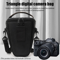 Camera DSLR Soft Bag Waterproof Camera Bag for Canon Nikon Sony SLR Nylon Photo Camera Sling Bag Shoulder Cross Digital Case