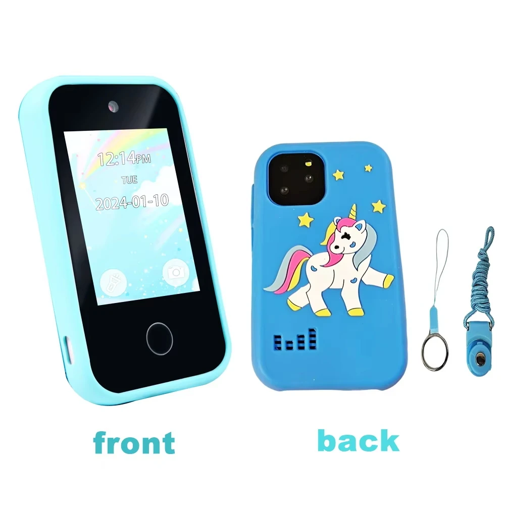 

A children's smartphone with multiple learning modesentertainment modesdual camerastouch screen, and suitable for birthday gifts