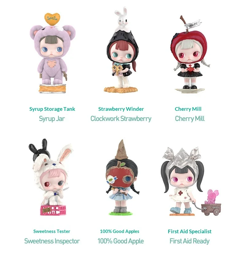 Original POPMART TinyTiny Act 1 Sugar Therapy Room Blind Box Anime-Figur Sammlerstück Spielzeug Tischdekoration Geschenk Überraschungstasche – Detail 3
