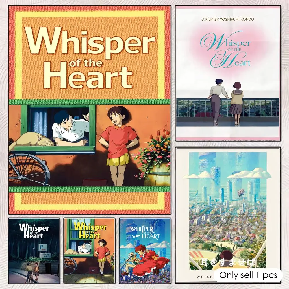 W-whIsper Of The Heart Poster Poster Home Prints Wall Painting Bedroom Living Room Decoration Office Sticky Wall