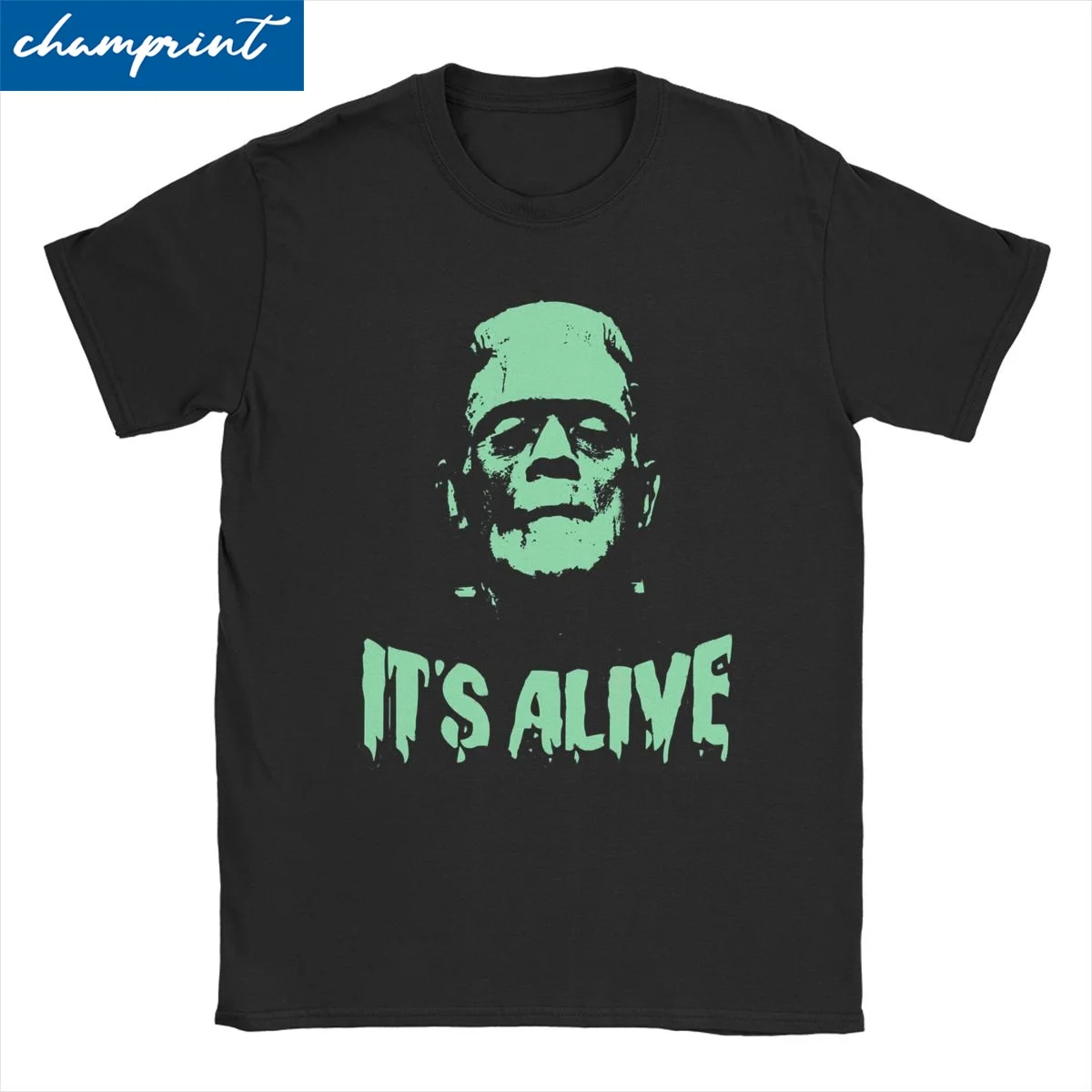 Frankenstein Monsters Horror Movie T-Shirts Men Women Fashion 100% Cotton Tees Crewneck Short Sleeve T Shirt Classic Clothing