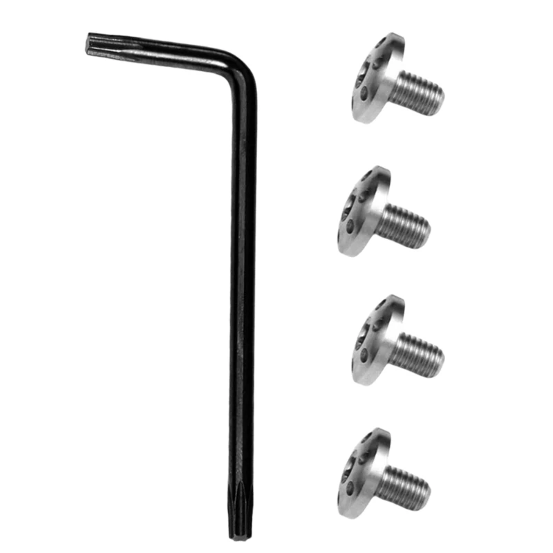 4Pcs Stainless Steel Slotted Handle Grip Screws For 92fs m9 Grip Model Repair Tool Parts for Enthusiasts