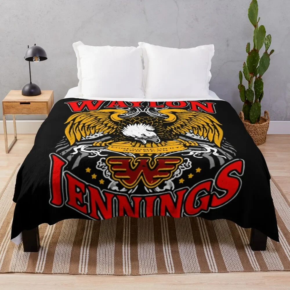 Cover Waylon Jennings Throw Blanket warm for winter Tourist Polar Decorative Sofas christmas decoration Blankets