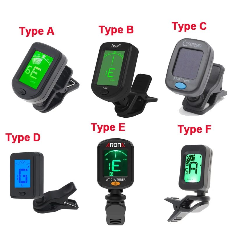 

Portable Universal Digital Tuner Clip On Guitar Tuner for Guitar / Bass / Violin / Ukulele / Chromatic