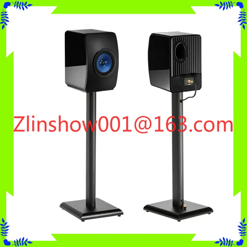 Audio stand Wooden speaker tripod Shock-absorbing foot nails Surround audio stand Floor-to-ceiling central speaker stand