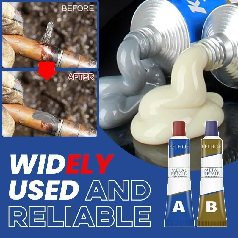 100g Magic Repair Glue AB Metal Cast Iron Repairing Adhesive Heat Resistance Cold Weld Metal Repair Adhesive Agent Welding Glue