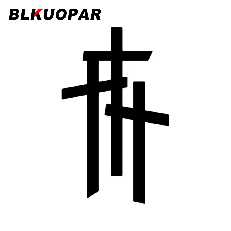 

BLKUOPAR Christianity Car Stickers Scratch-Proof Creative Decals Windows Trunk Refrigerator Surfboard Laptop Car Door Protector