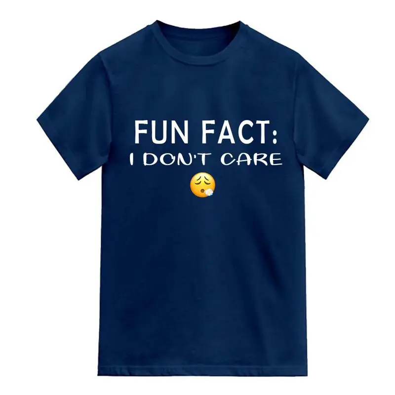 

I Don'T Care Logo T Shirt With Customizatin