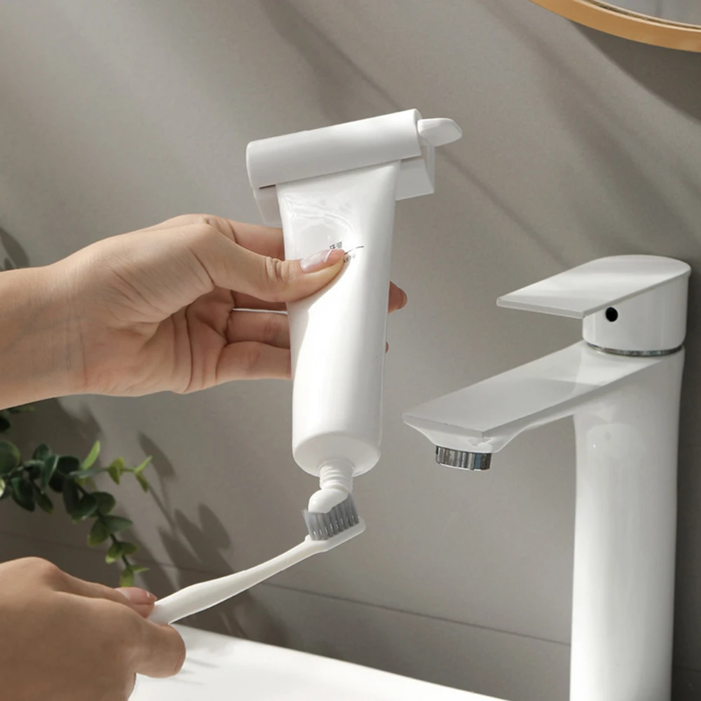 Exprimidor de pasta de dientes magnético para montar en la pared, 1/2, adecuado para limpiador facial, pasta de dientes, exprimidor manual, crema de manos