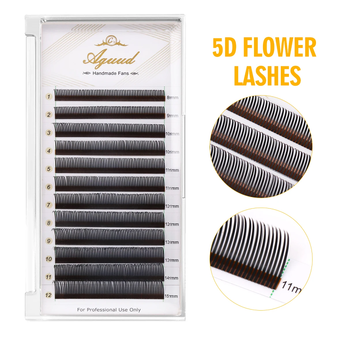 

Black & Brown 5D Flora Fairy Eyelashes Extension 5D Flowering Easy Fanning Premade Voume Lash Extensions Individual Lash Cluster