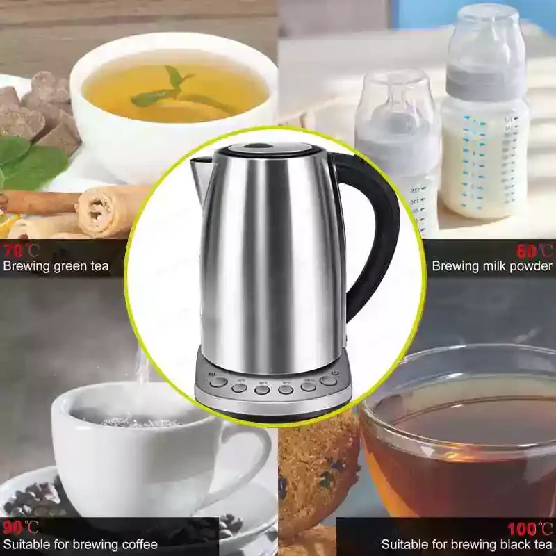 Open kettle Stainless steel kettle Automatic power failure Anti-dry burning Electric kettle Adjustable temperature control