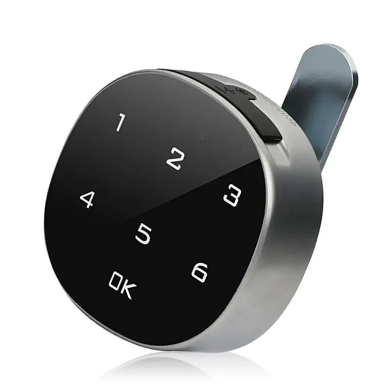 Keyless Cabinet Lock Combination Lock Code-Enabled Smart Cabinet Lock Sensitive Touch Safe Household Cabinet Password-B51B