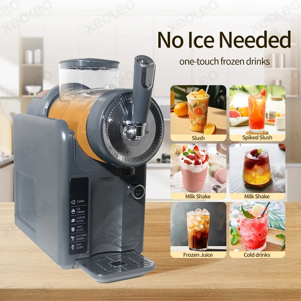 188W Household Slush Machine Multi‑Function  Drink Maker for Smoothie Milkshake Ice Cream