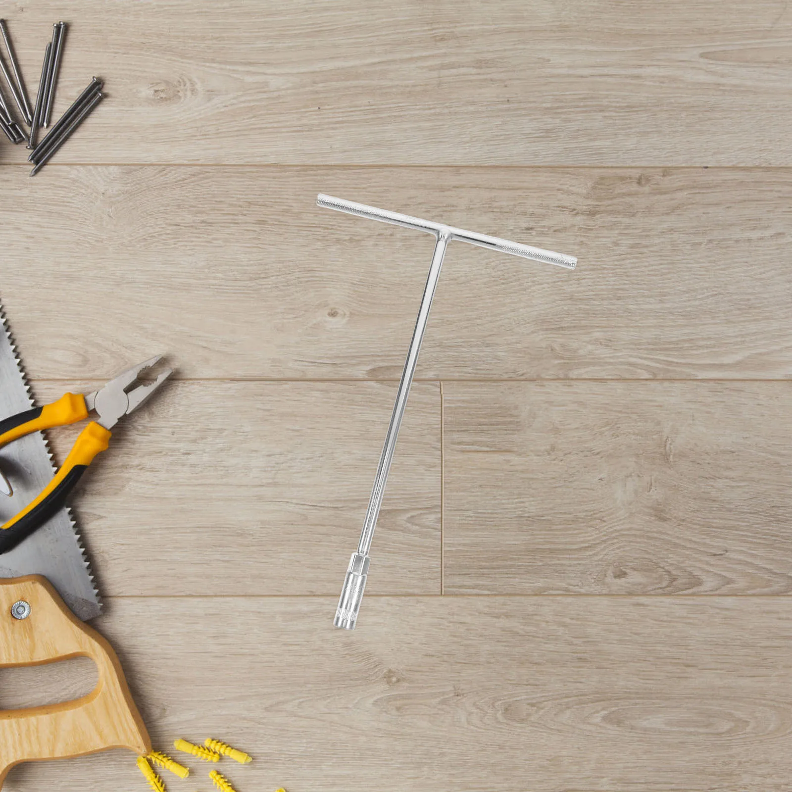 

T Handle Socket Wrench T-Type Hexagon Socket 10mm Extended Tool Portable Practical Repair for Car Motorcycle Bike