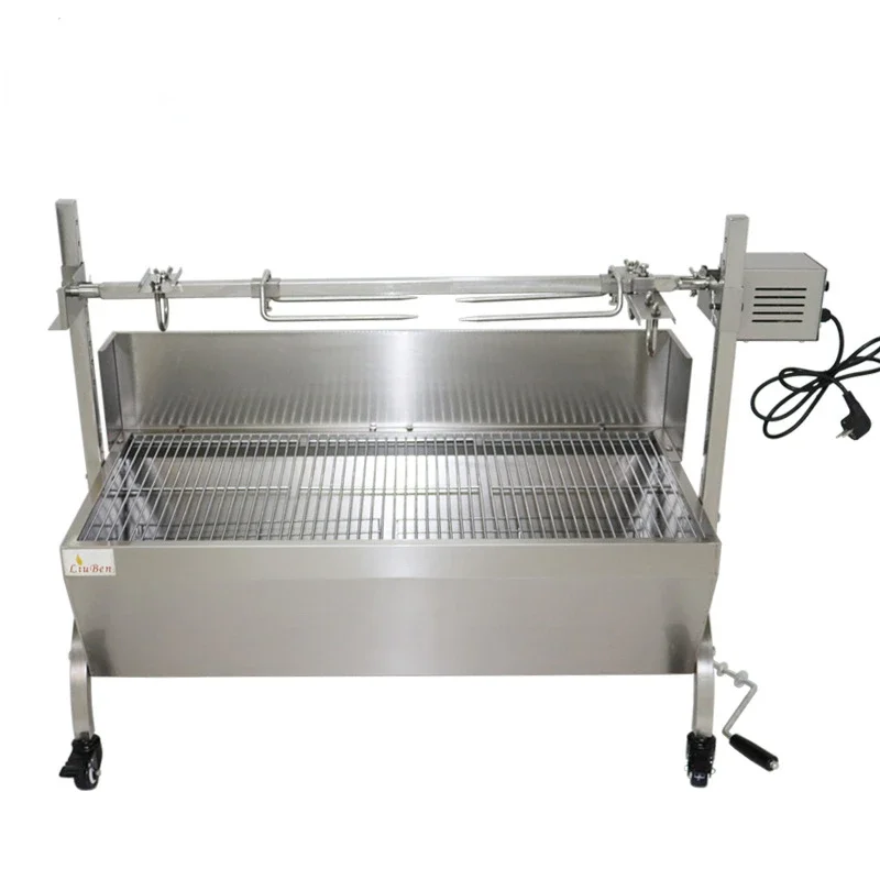 

Stainless Steel Electric Barbecue Grill Manual Carbon Baking Machine Automatic Barbecue Machine Charcoal Grill Stove BBQ Grill