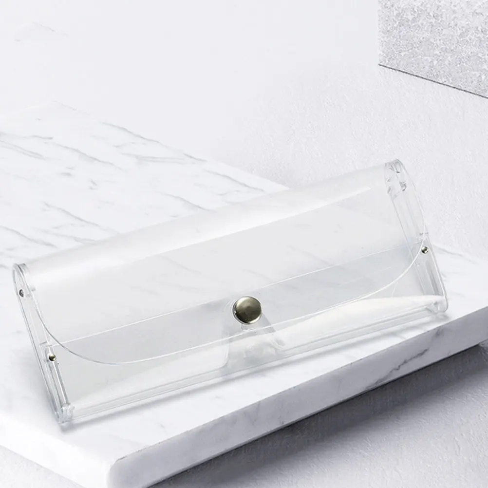 

6pcs Glasses Storage Box Eyeglass Case Sunglass Pouch Clear Portable Organizer for Travel Anti-Pressure Protection for Regular
