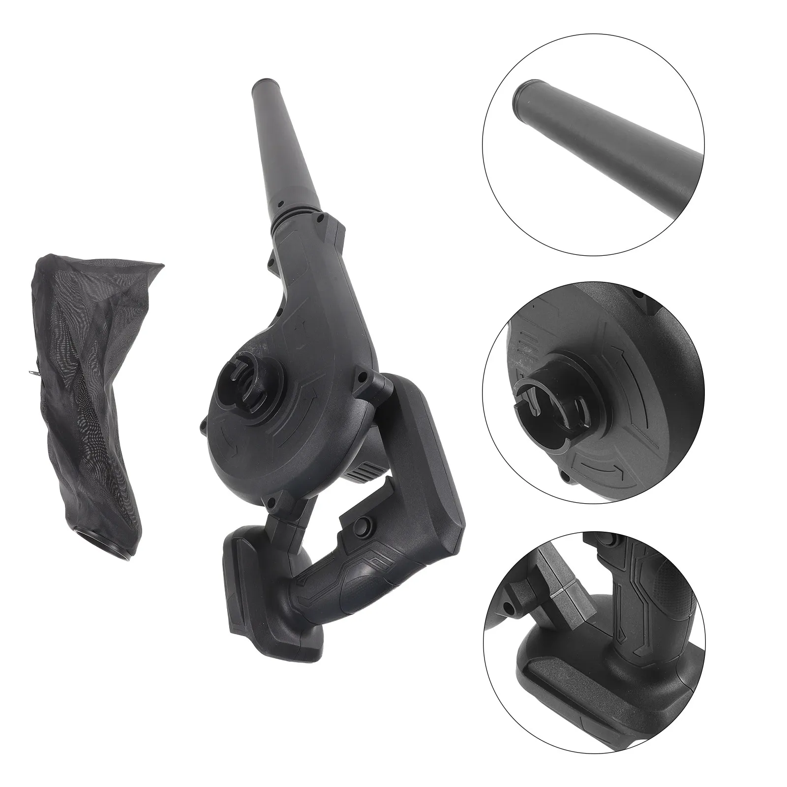 

Rechargeable Cordless Air Blower Powered Blower Fan with Adjustable Wind Speed Ergonomic Grip for Home Car Lawn