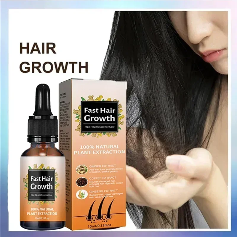 

Powerful Hair Growth Serum Oil Repair Nourish Root Regrowth Anti Hair Loss Treatment Essential Oils Men Women Hair Care