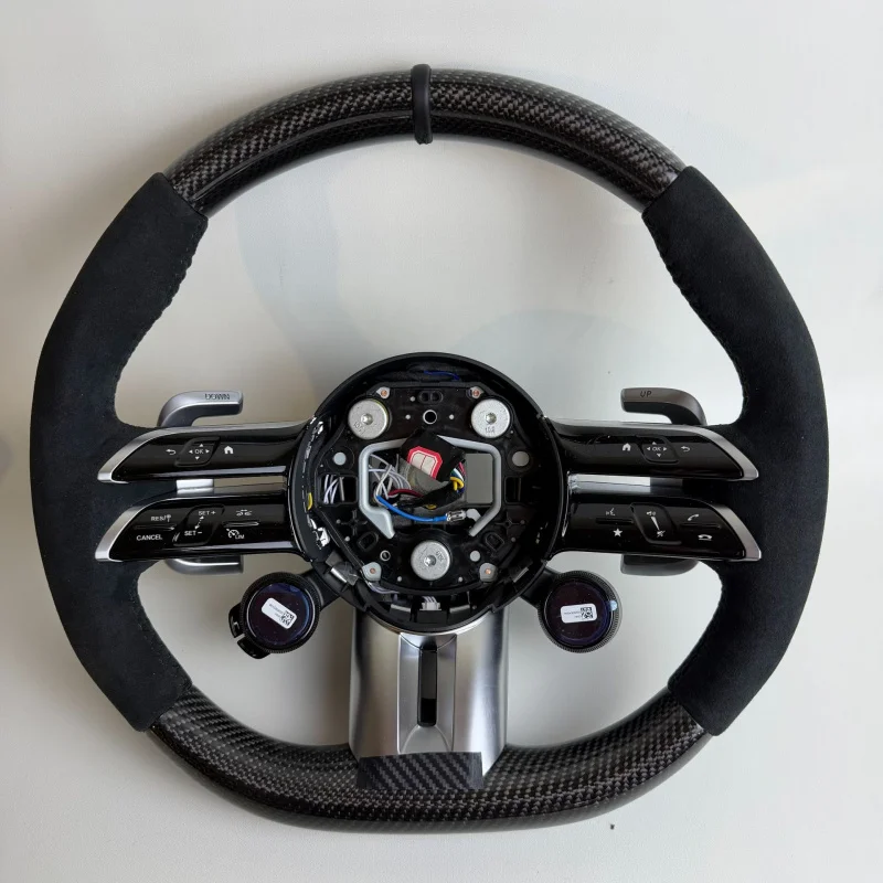 For Mercedes-Benz AMG A-Class, B-Class, C-Class, G-Class, E-Class modification and upgrade with OLED knob carbon fiber