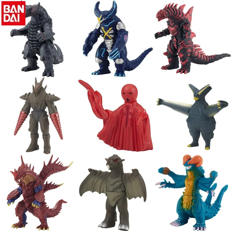 

Оригинальная мягкая виниловая фигурка монстра Ультрамена от Bandai: Юда, Демага, Пигмон, Дада, Джагллус Джаглър, коллекционная модель-игрушка для детей