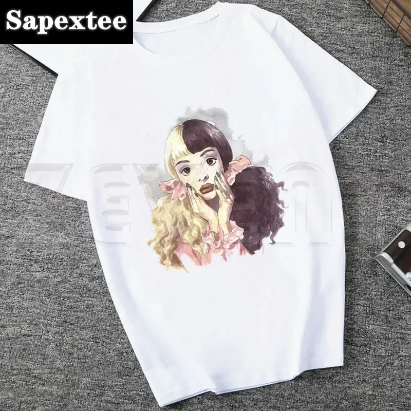 ميلاني مارتينيز كراي بيبي الهيب هوب محب تي شيرت الصيف عادية المرأة تي شيرت قصير الأكمام الإناث بلايز تيز