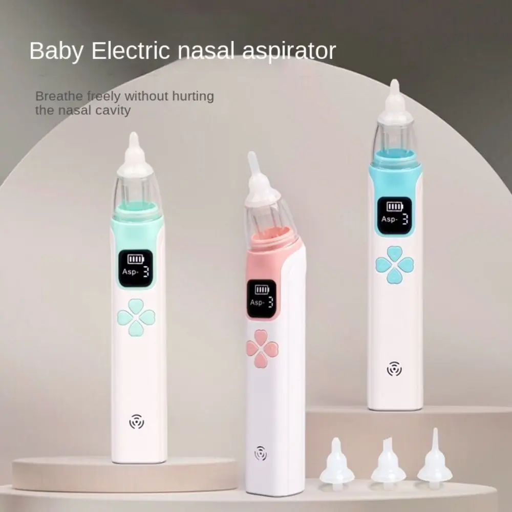 

Electric Baby Nasal Aspirator Silent Safety Baby Nasal Inhaler USB Charging Nasal Obstruction Rhinitis Nose Cleaner Household