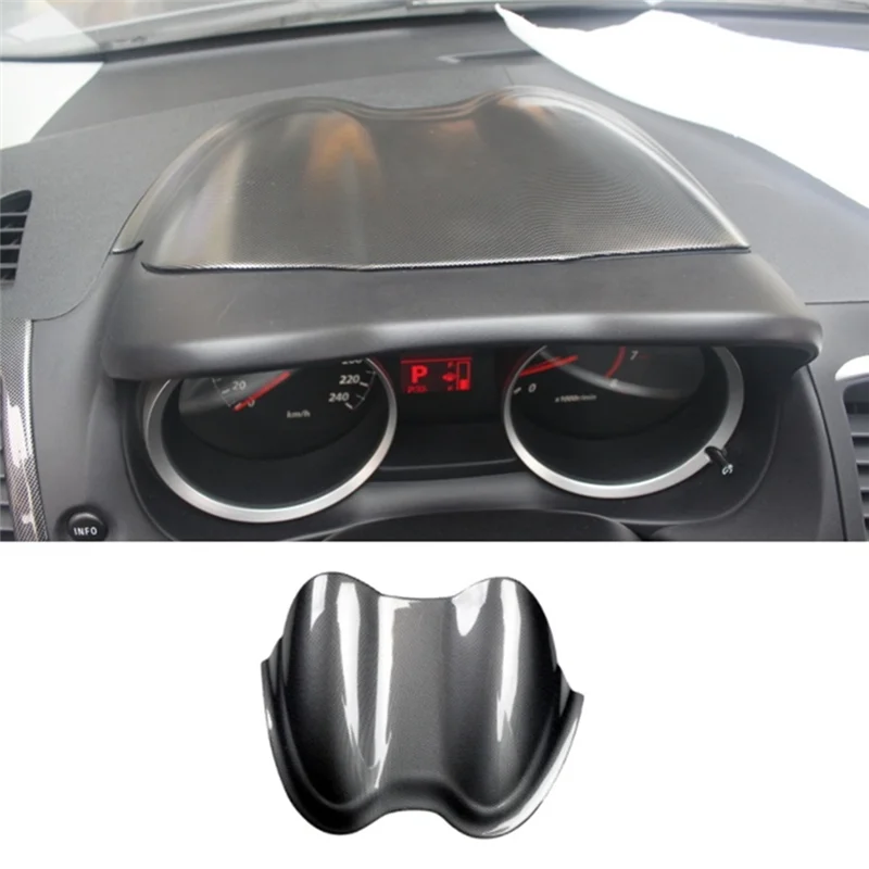 

1 PCS Car Dashboard Decor Cover Trim Accessories Carbon Fiber Pattern ABS For Mitsubishi Lancer EX 2010-2016