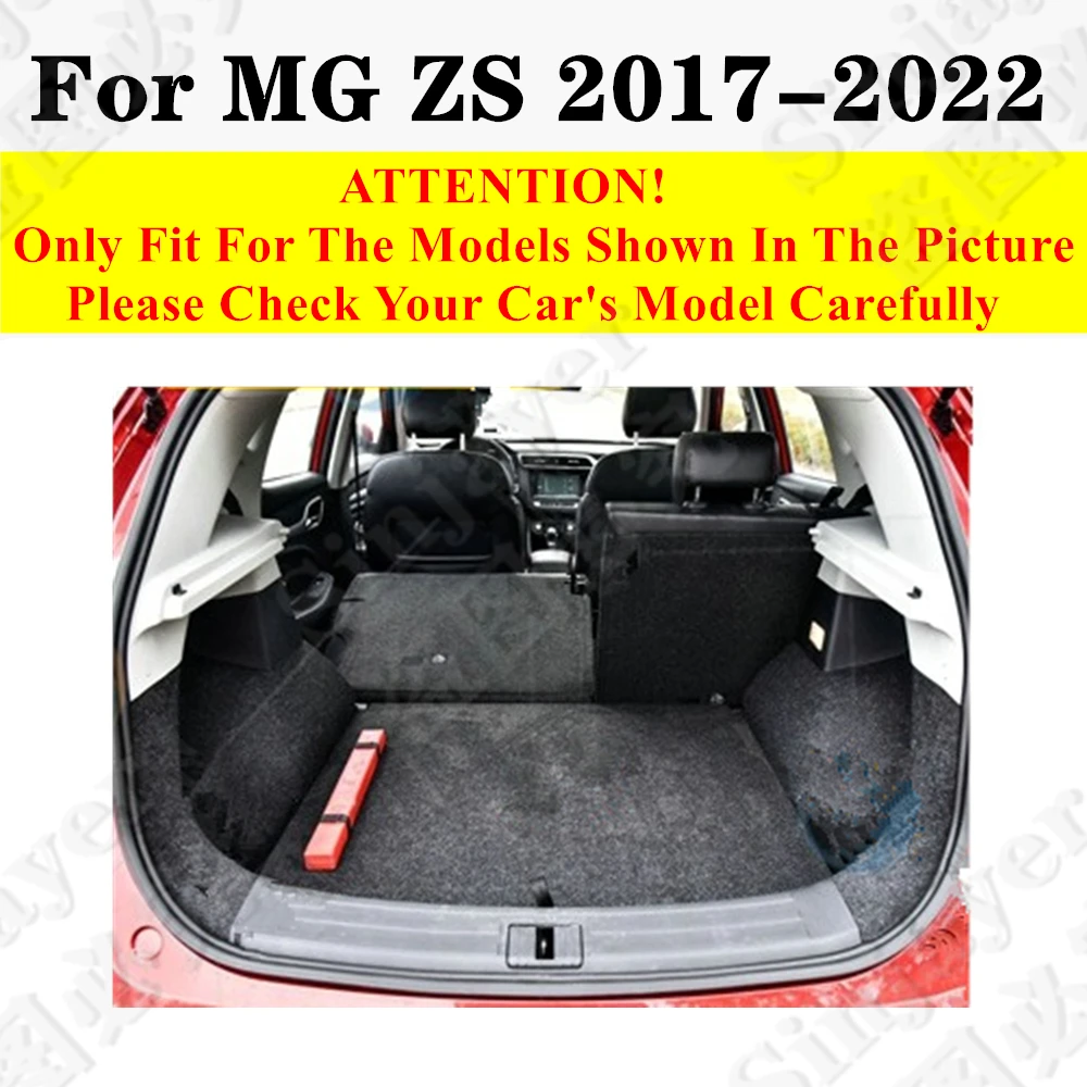 High Side Car trunk mat for Morris Garages MG ZS 2022 2021 2020-2017 Tail Boot Luggage Pad Rear Cargo Liner Interior Accessories