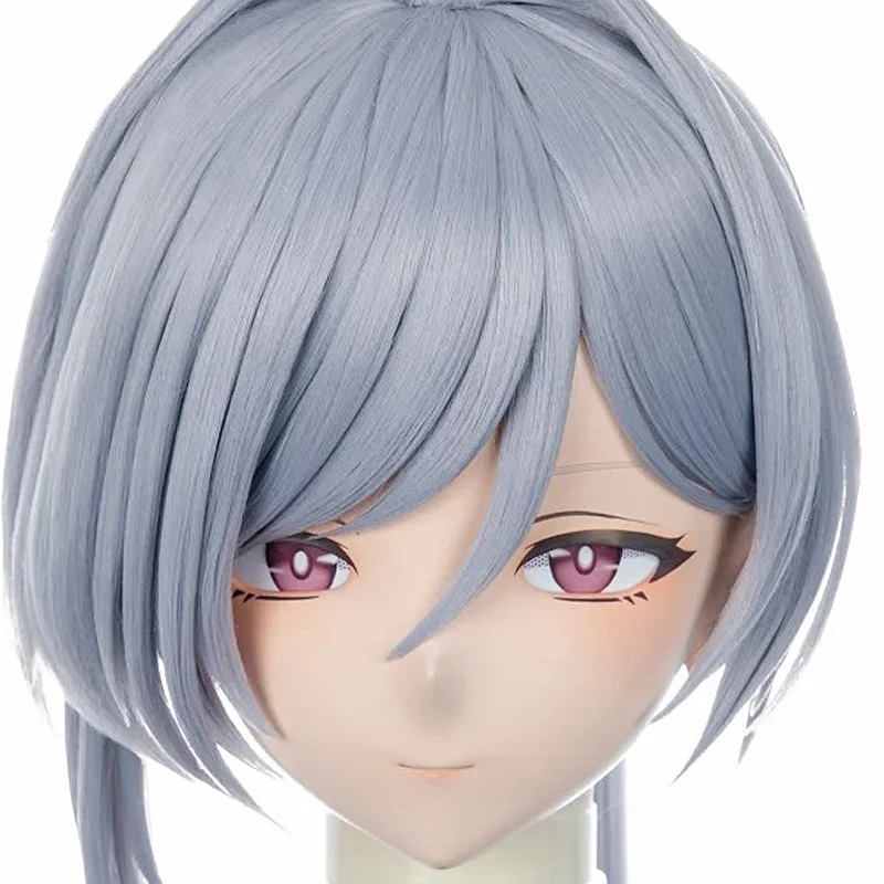 

(MEO035) Customize Handmade Full Head Lockable Crossdress Male to Female Japanese Cartoon Anime Game Character Kigurumi Mask