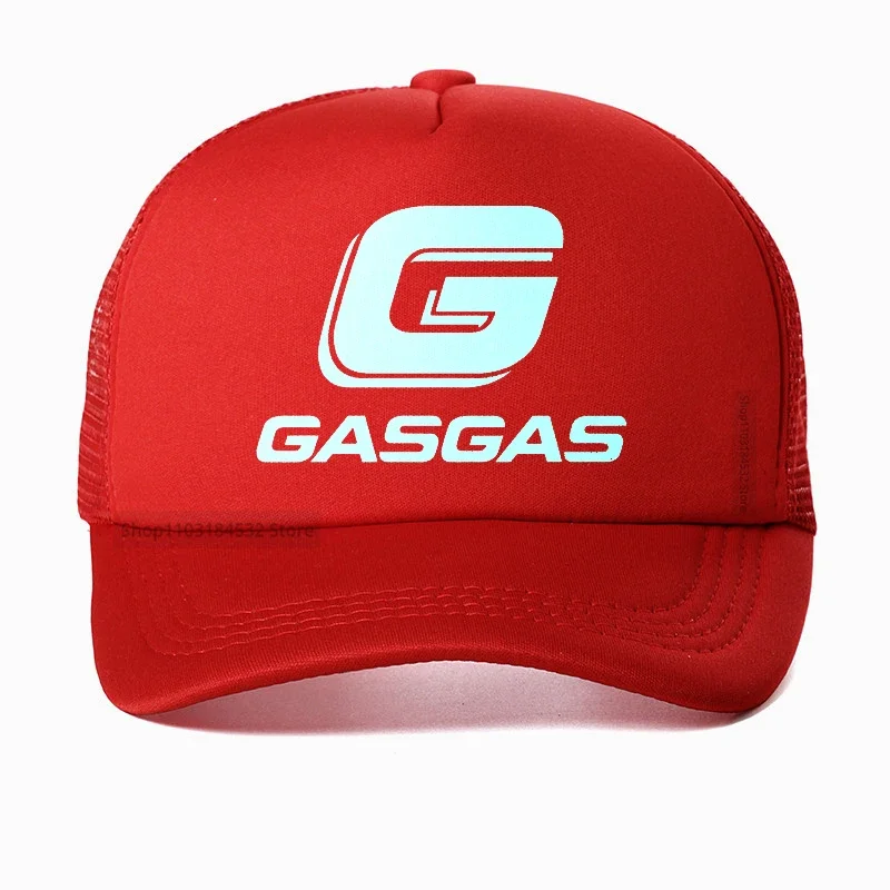 Motorcycles GasGas Motorcycles baseball capmen summer fashion Mesh Breathable Trucker hats Adjustable Snapback hat bone