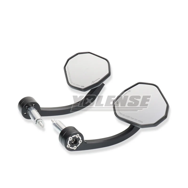 Motorcycle 7/8" 22mm Rearview Mirror Universal Handle Bar End Mirror Fit For CFMOTO 800NK 800MT 450NK 675NK